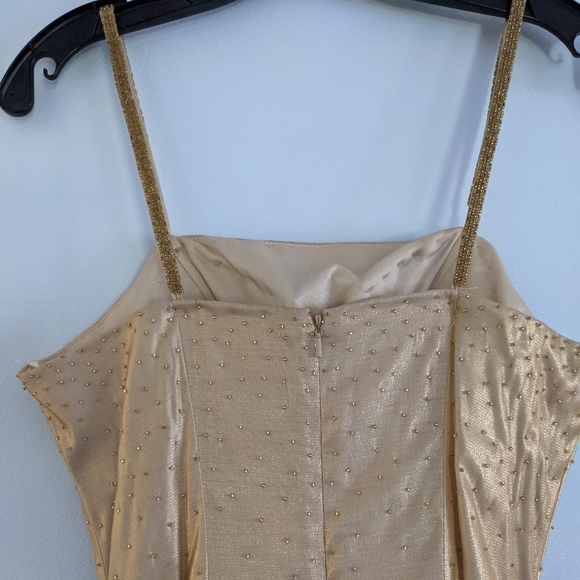 Vintage Prom Dress Champagne - Picture 9 of 13